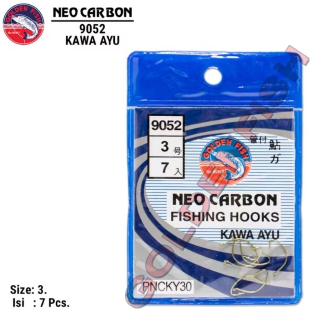 KAIL GOLDENFISH NEO CARBON 9052 KAWA AYU (BERLUBANG) Golden Fish