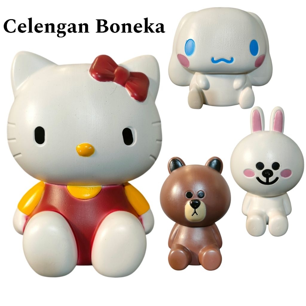 Celengan plastik Tongkuat motif LPG/Celengan plastik/celengan karakter/celengan anak