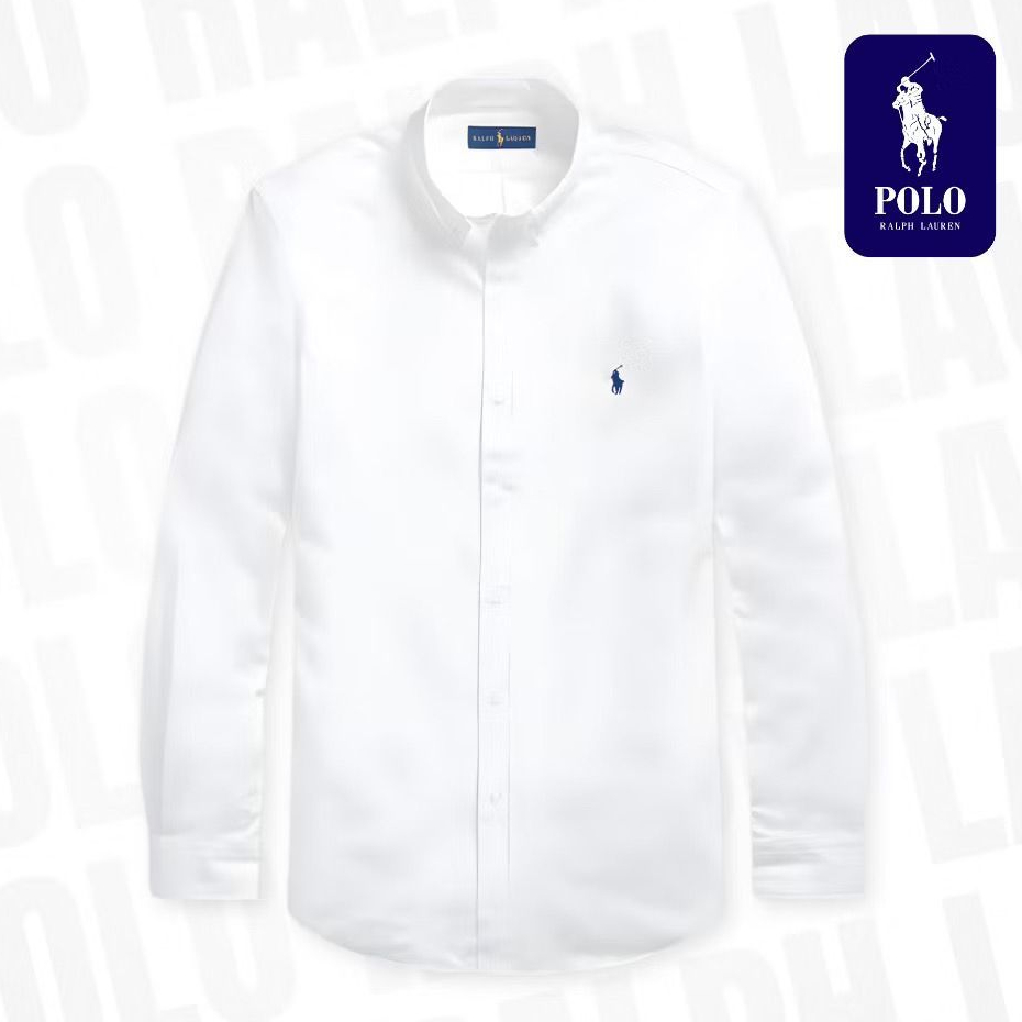 Kemeja Polo Ralph Lauren Pria Lengan Panjang Slimfit Premium - Kemeja Pria Polo Ralph Lauren Kantora