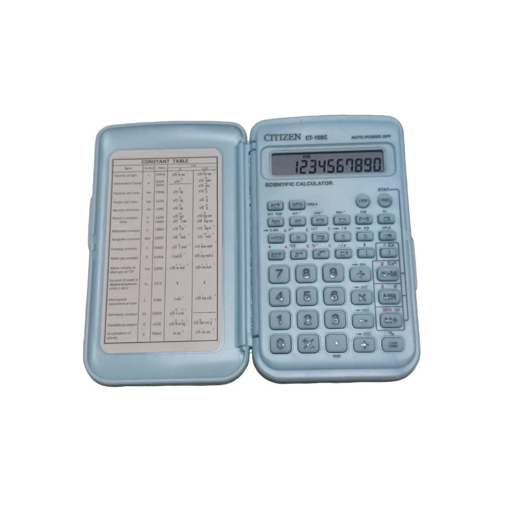 CT 108 citizen  calculator - kalkulator   ilmiah - scientific - sekolah  - Rm