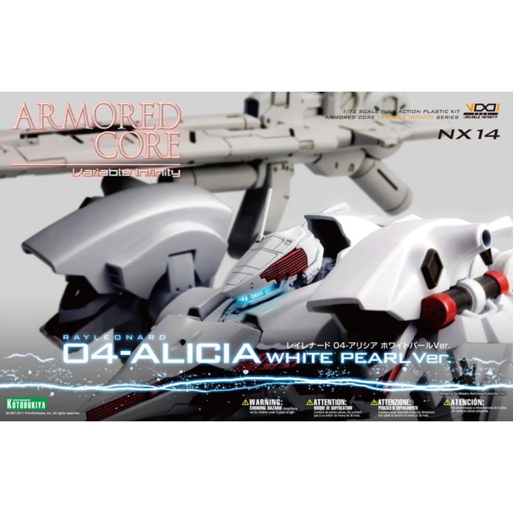 Kotobukiya Armored Core Rayleonard 04 Alicia White Pearl ver