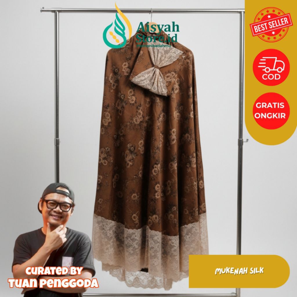 [exclusive markas tuan penggoda berbagi x aisyahstore] Mukenah silk