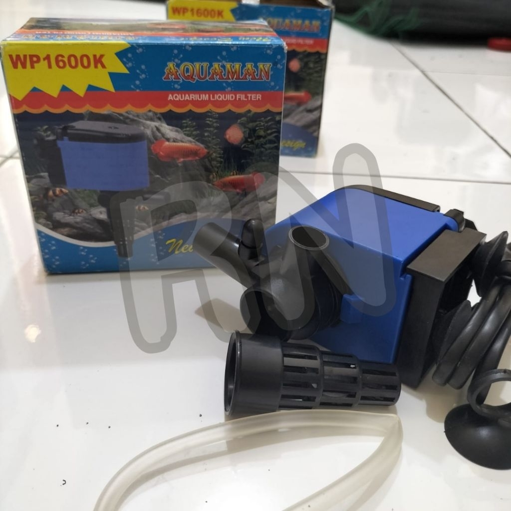 Mesin Pompa Aquarium pompa celup Aquaman WP 1600k