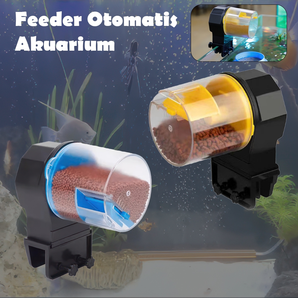 Dispenser Pakan Ikan Otomatis Aquarium & Kolam Fish Feeder Timer Automatic