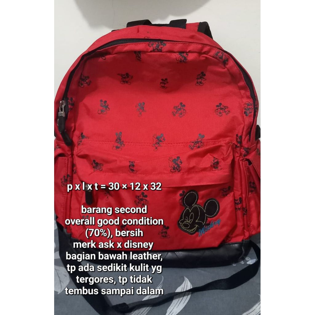 Tas Ransel Second "Ask x Disney"