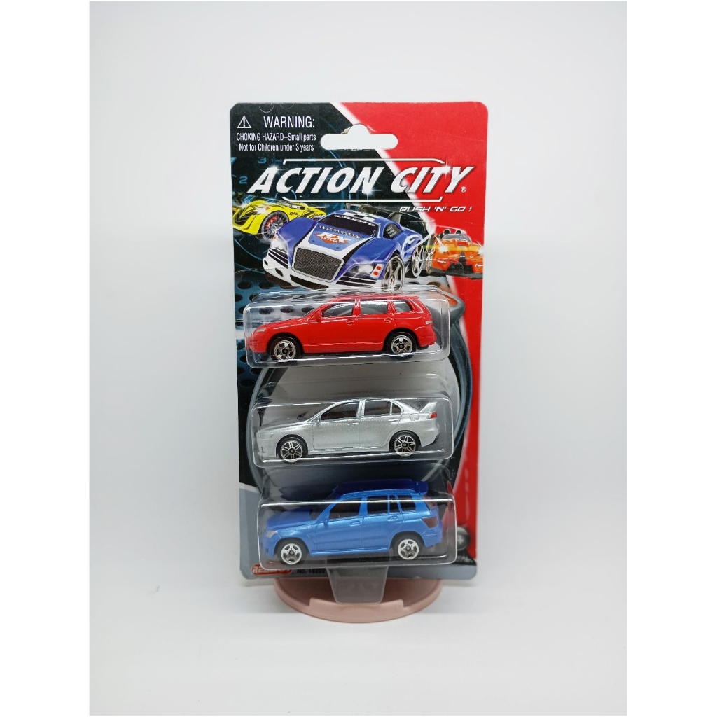 Realtoy 3 Cars Pack Action City Volkswagen, Mitsubishi, Mercedes