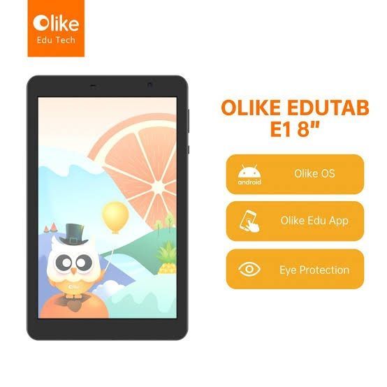 EDUTAB E1 Tablet Murah 4G LTE RAM 3GB ROM 32GB Android 10 8 Inch 4000mAh SECOND