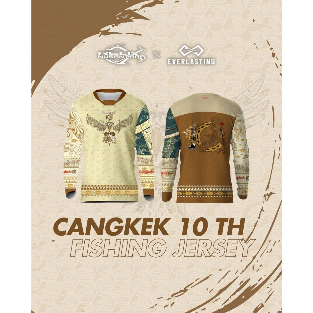 Jersey Mancing Pria Wanita Cangkek 10th Relix Nusantara Dry Fit