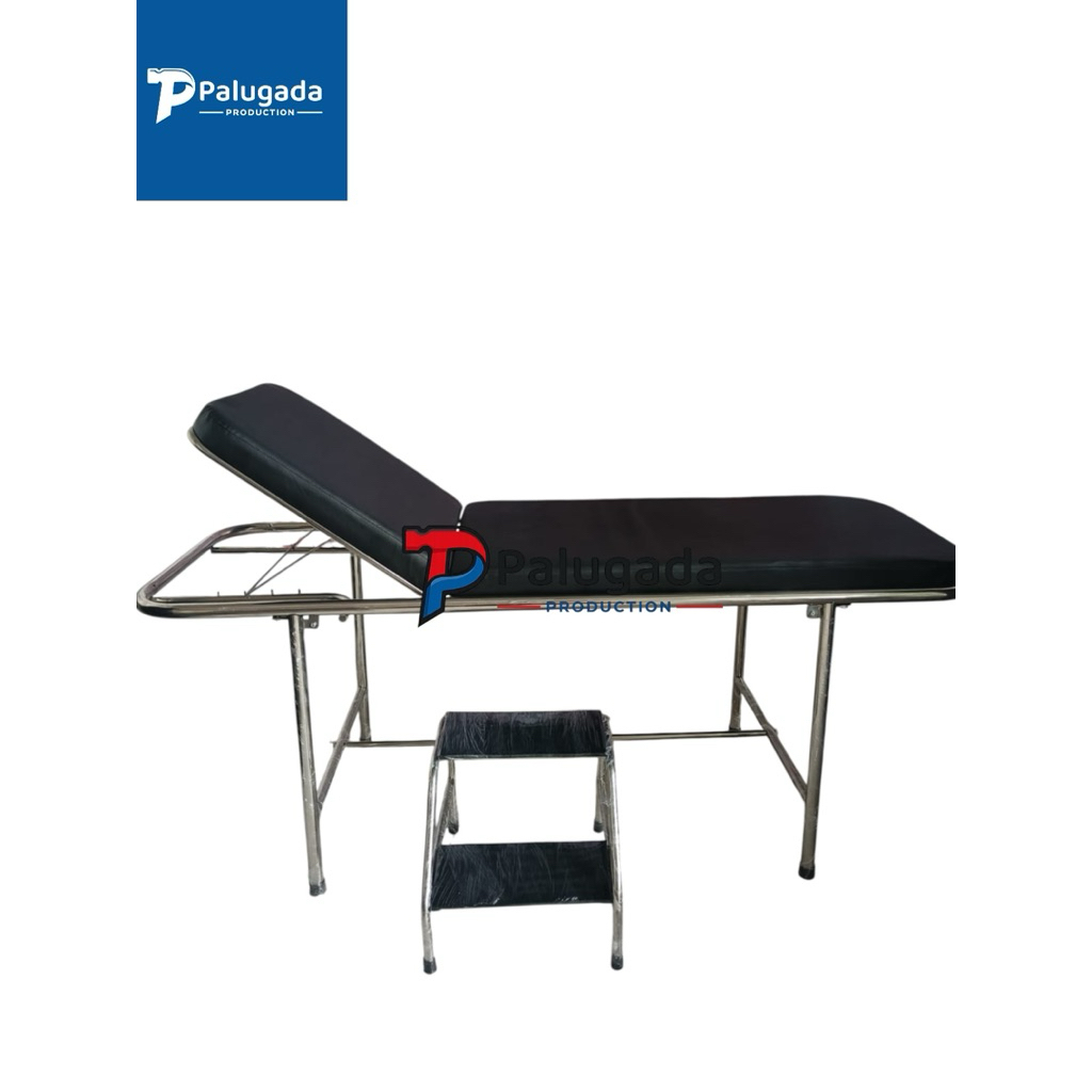 Meja Periksa ( Examination table ) Stainless Pipa Bulat