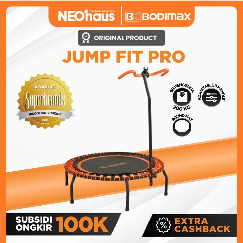Bodimax Jump Fit PRO / Trampoline / Trampolin Dewasa