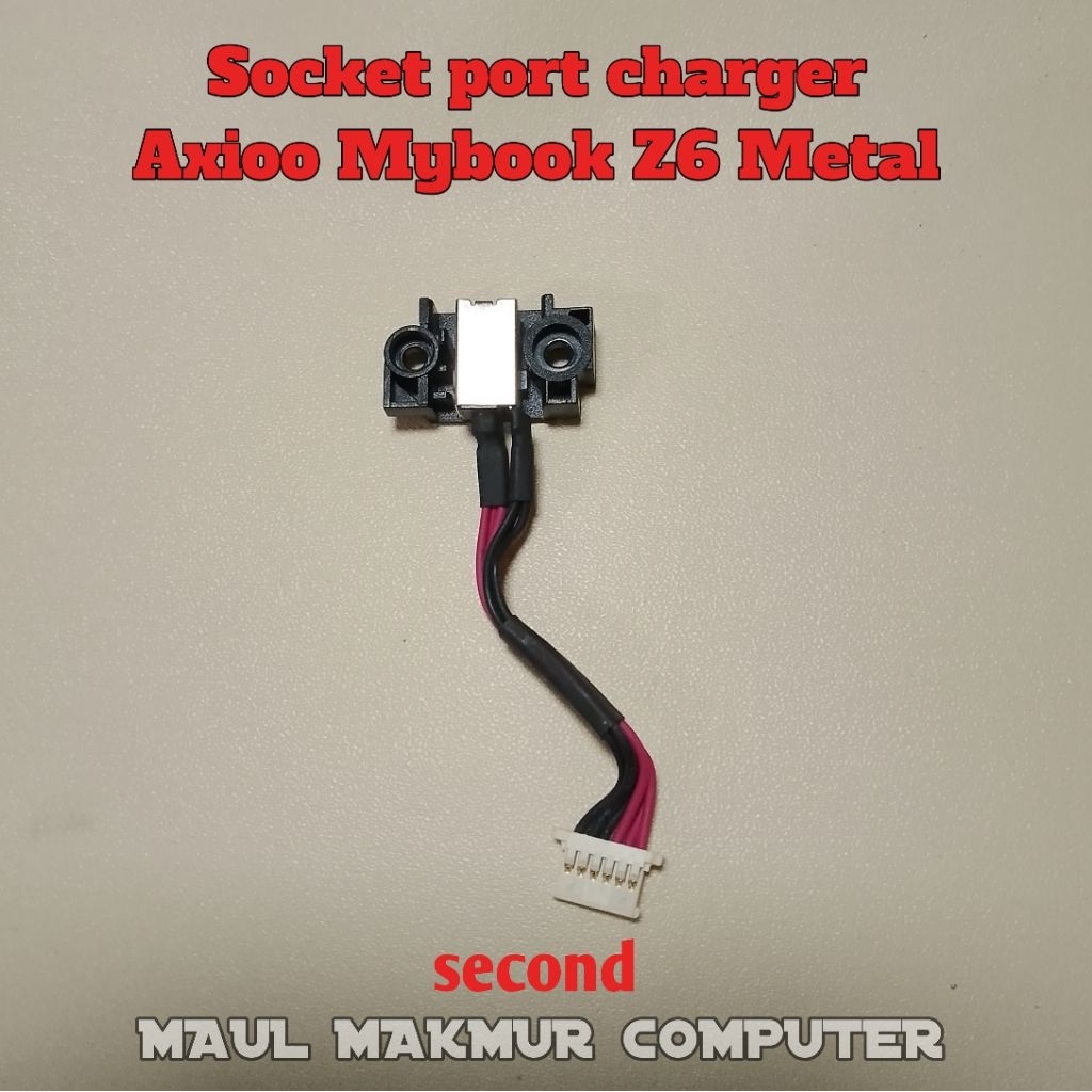 Port charger Socket Laptop Axioo Mybook Z6 Metal Original Replacement