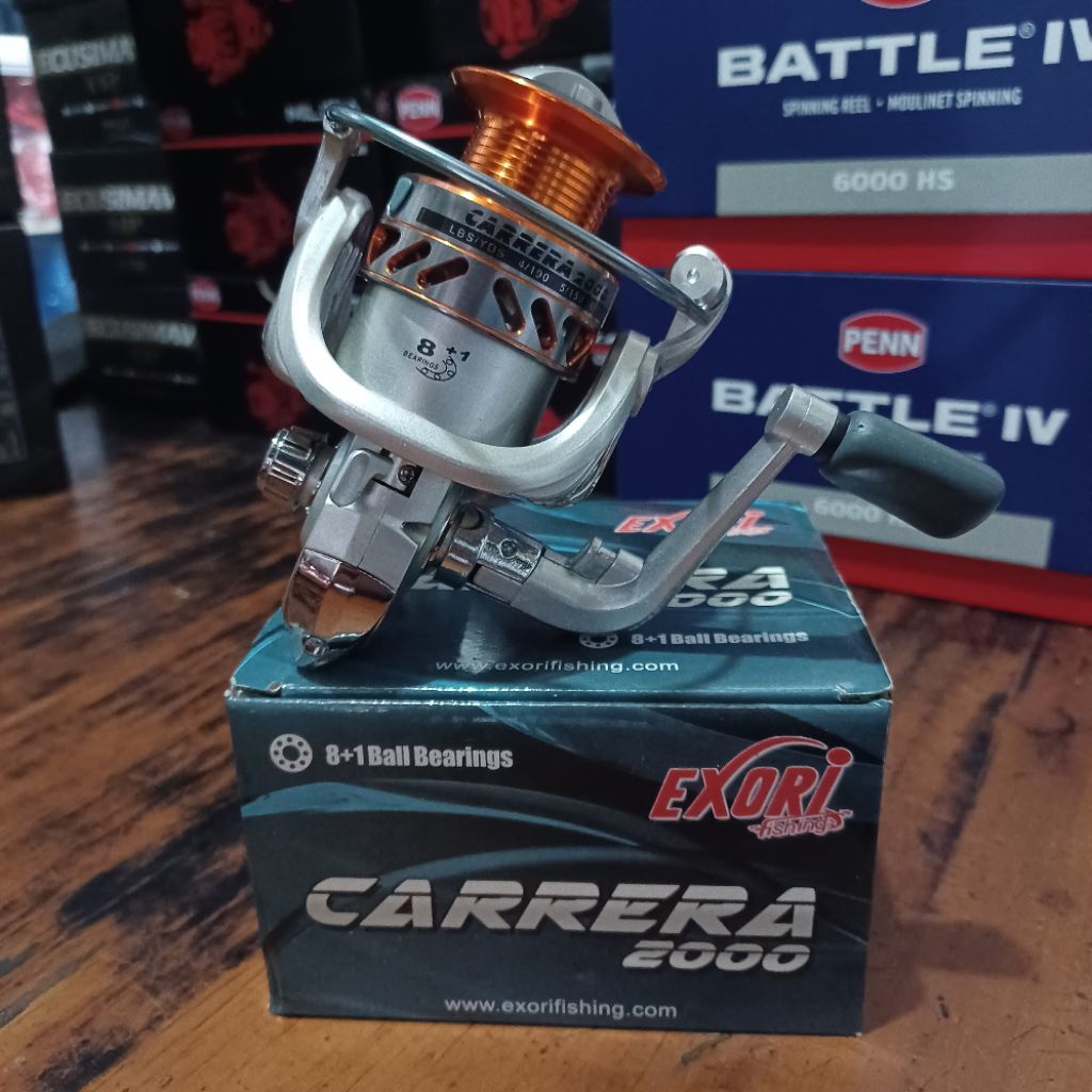 Reel Exori CARRERA 2000 | Spinning | GULUNGAN PANCING