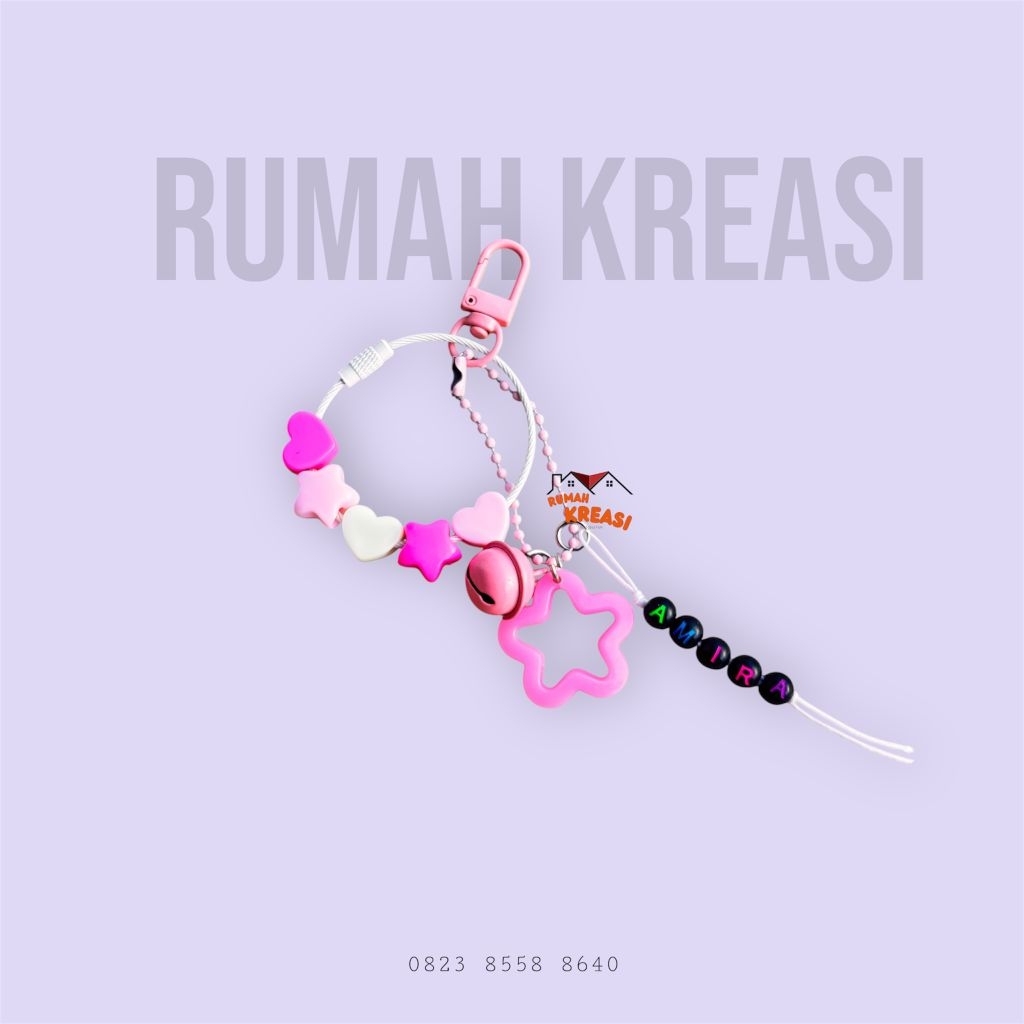 Gantungan Kunci Custom Nama & Foto
