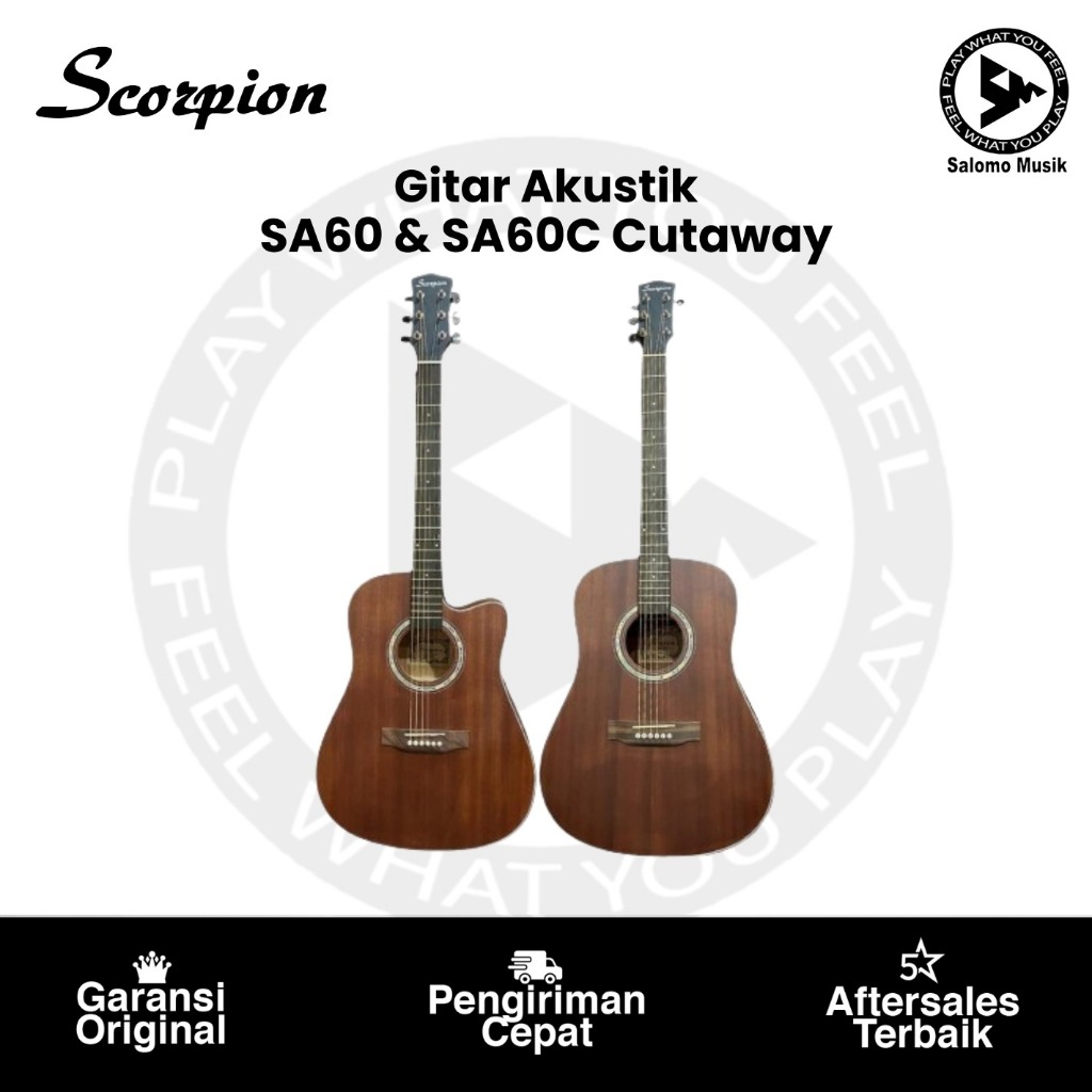 Gitar Akustik Scorpion SA60 Series Original Varian