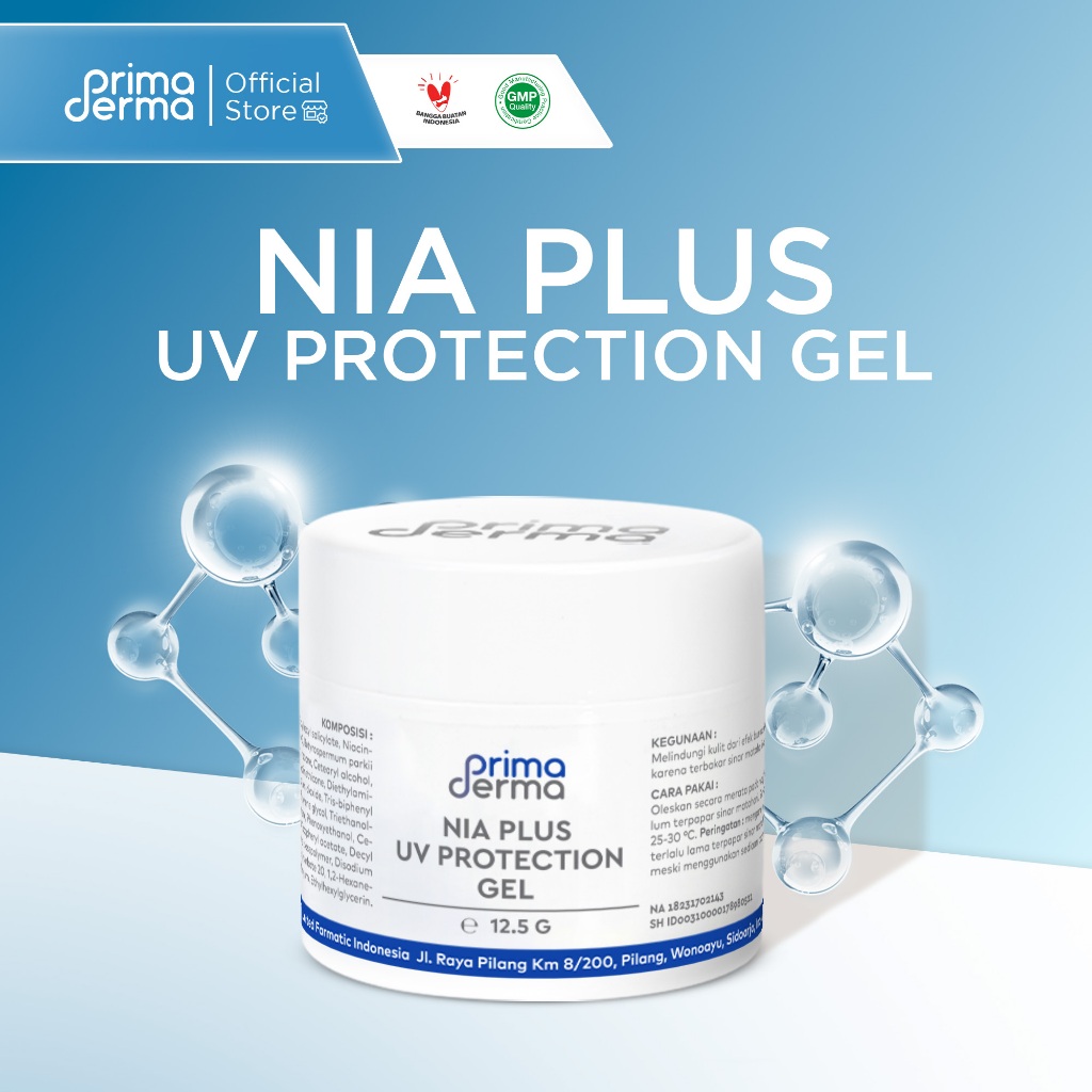 PRIMADERMA Nia Plus UV Protection Gel 12.5 gr