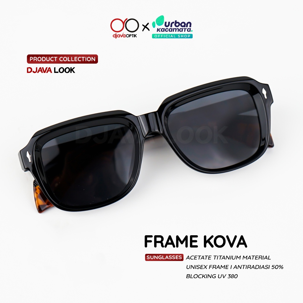 DJAVA X URBAN - Frame Kova - Kacamata Sunglasses Pria Wanita  UV Protection Special Edition Djava Lo