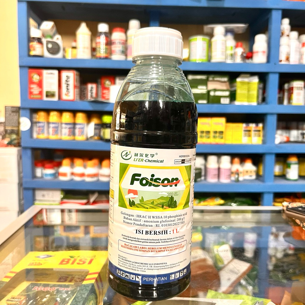 Herbisida Pembasmi Rumput Lulangan Foison 200SL 1Liter- Herbisida Foison Amonium Glufosinat
