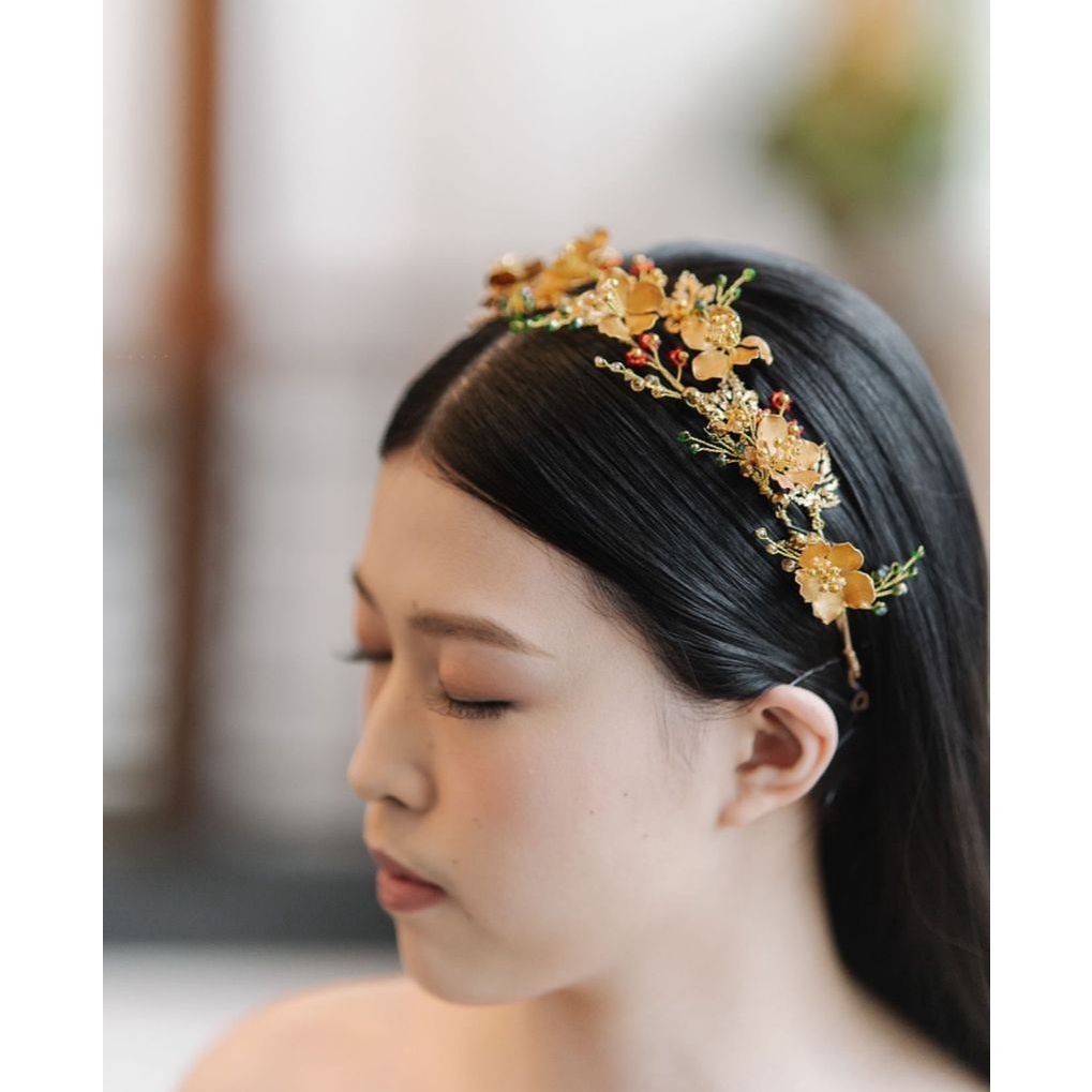 HD10020 – Flowers Hairpiece – Gold