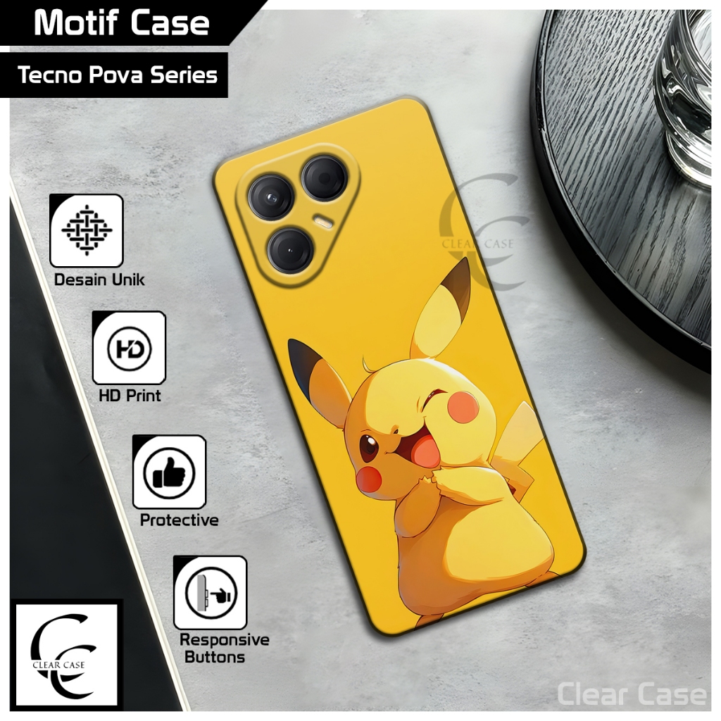 Casing Tecno Pova 7 4G 7 5G  7 Ultra 5G Tecno Pova 6 6 Pro Tecno Pova 5 5 Pro Tecno Pova 4 & 4 Pro T