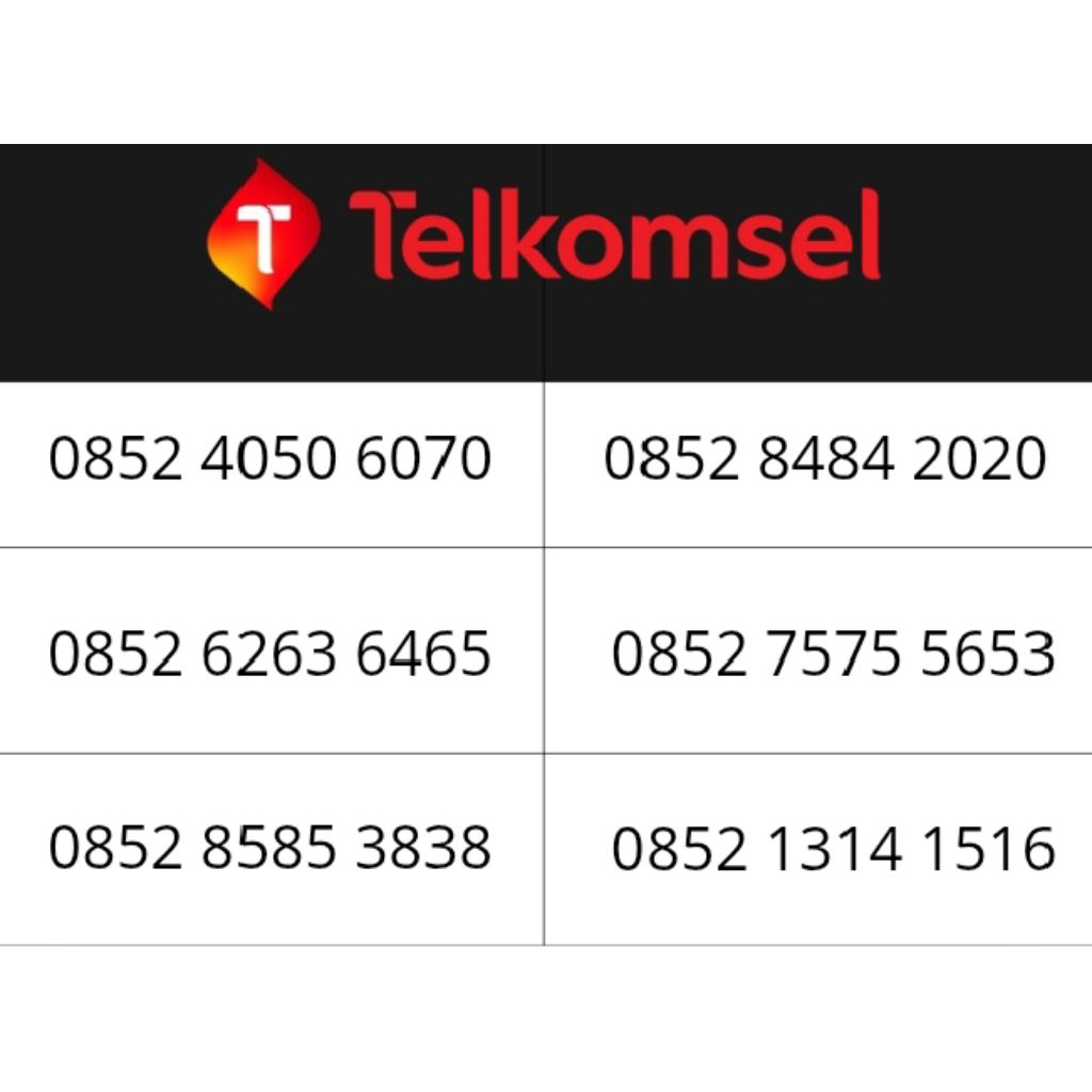 nomor cantik telkomsel 12 digit bonus kuota 100GB