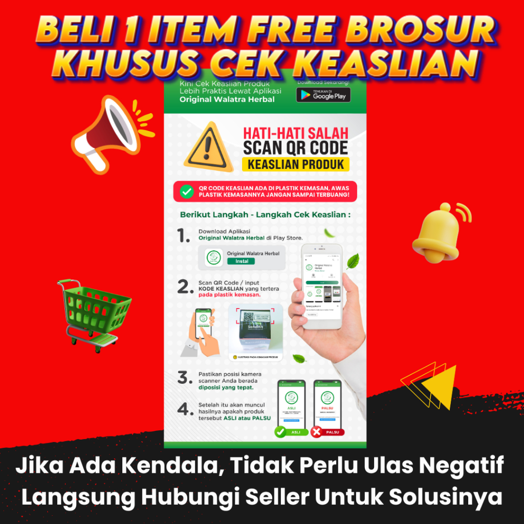 Brosur Cek Keaslian [Belum Termasuk Produk] - Sendifit