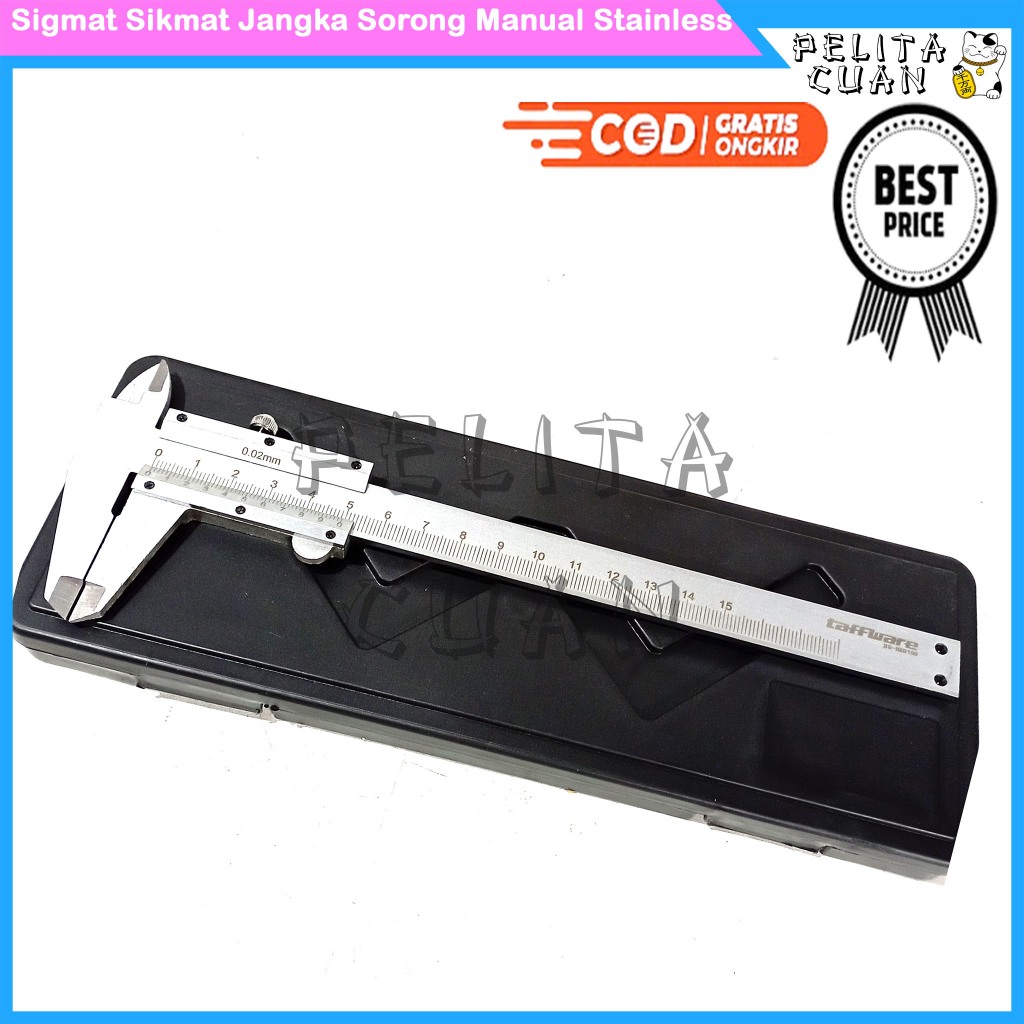 Sigmat Sikmat Jangka Sorong Manual Stainless