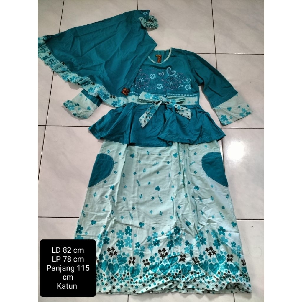 Preloved Busana Muslimah Anak KEKE