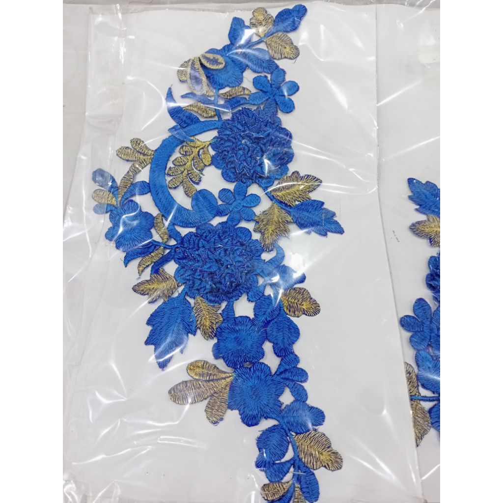 [Set] Sale Renda Aplikasi Tempel/Aplikasi Bunga Besar Tempel/Renda Aplikasi Bordir/Renda Tempel