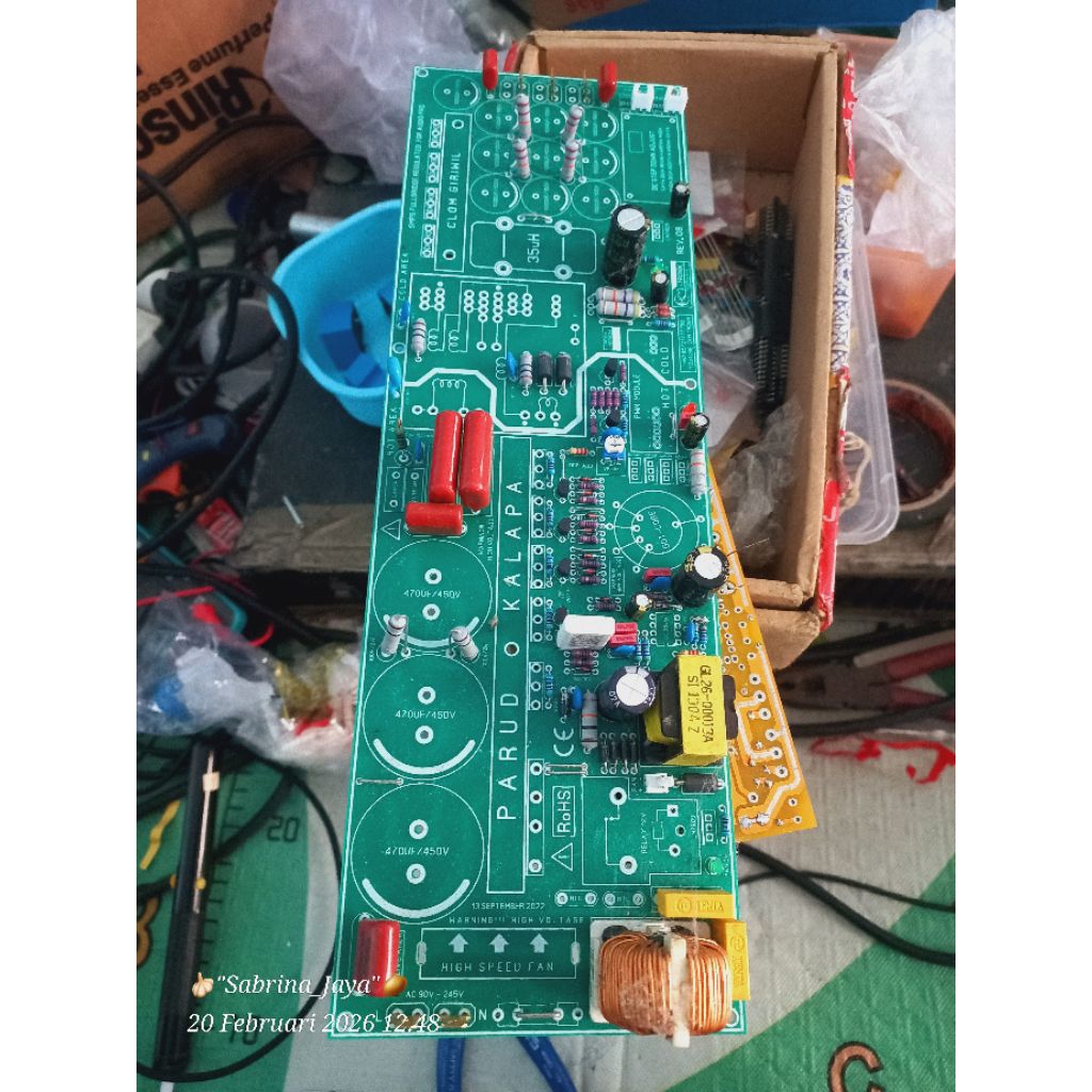 PCB SMPS Regulasi  sudah ada isi tinggal nerusin