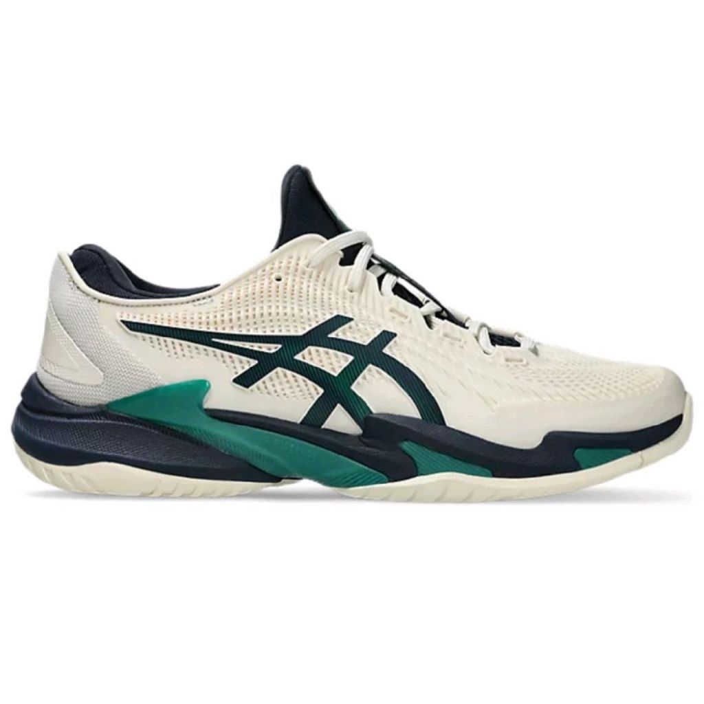 Sepatu Tenis Asics Court FF 3 Cream/Jasper Green