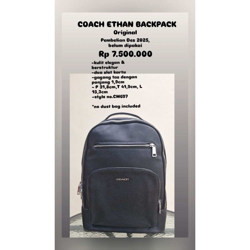 backpack COACH