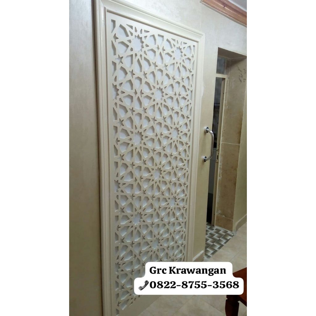 GRC Krawangan Minimalis Motif Modern – Panel Dinding Dekoratif Premium