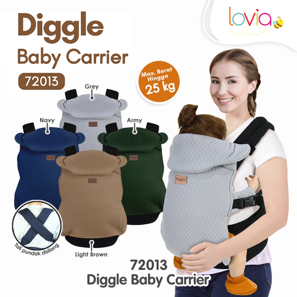 Kiddy Gendongan Bayi Diggle Baby Carrier / Carrier / Diggle Baby Carrier / 72013