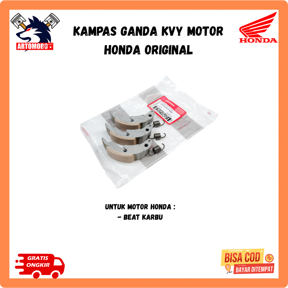 KAMPAS GANDA ORIGINAL KVY MOTOR HONDA BEAT KARBU - KAMPAS GANDA BEAT KARBU Original
