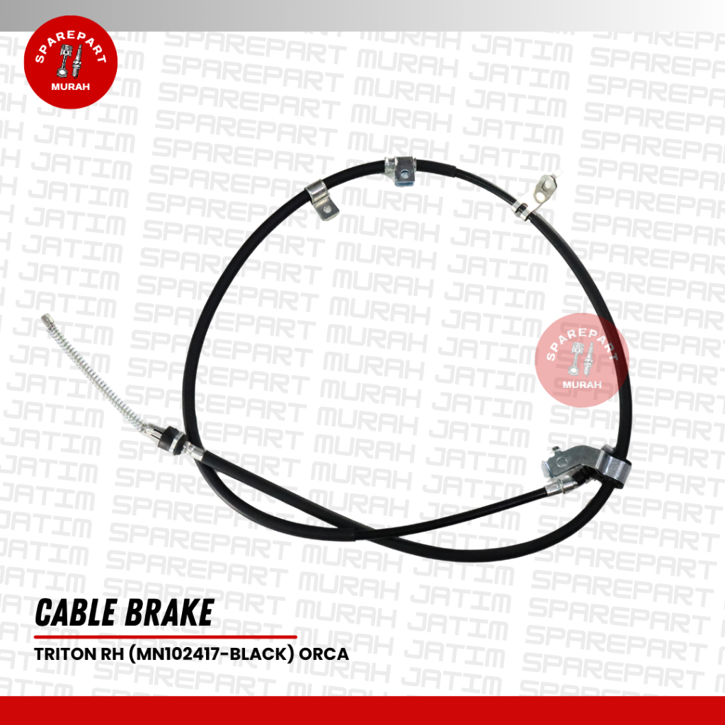 CABLE BRAKE TRITON RH (MN102417-BLACK) ORCA