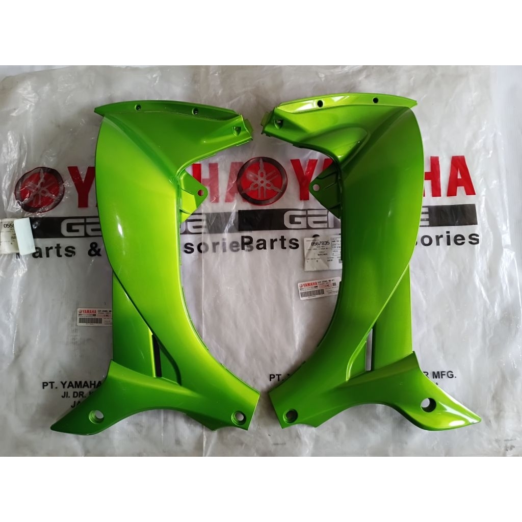Legshield sayap Tengah Yamaha JUPITER Z Burhan Hijau original baru YGP