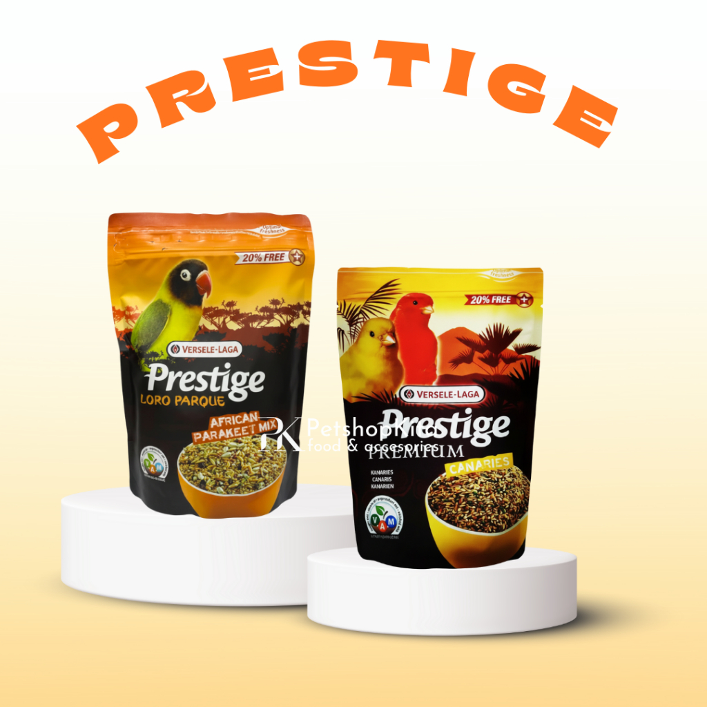 PRESTIGE KENARI 300gr PRESTIGE LOVEBIRD pakan burung premium