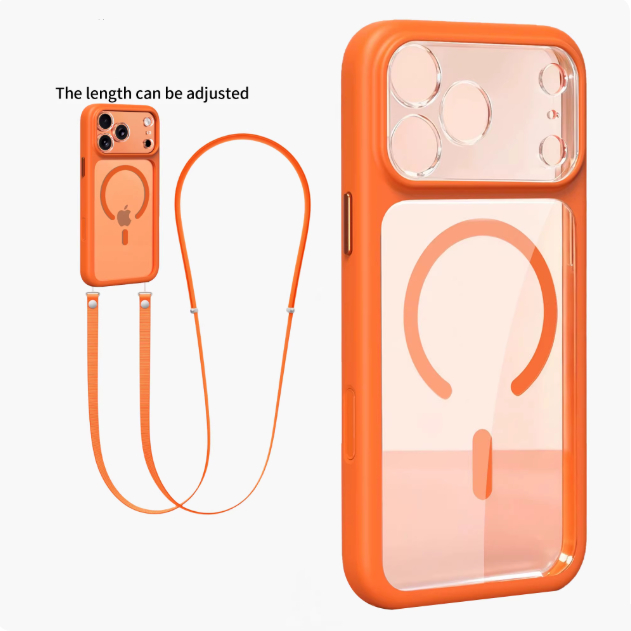 Iphone 17 pro max Case magsafe with crossbody strap
