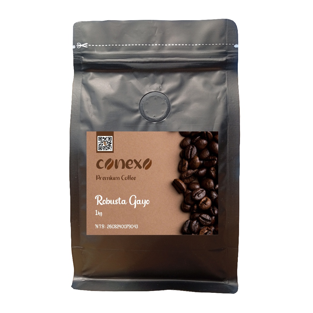 Conexo Robusta Gayo - Kopi Bubuk Robusta Premium Asli Gayo 1kg