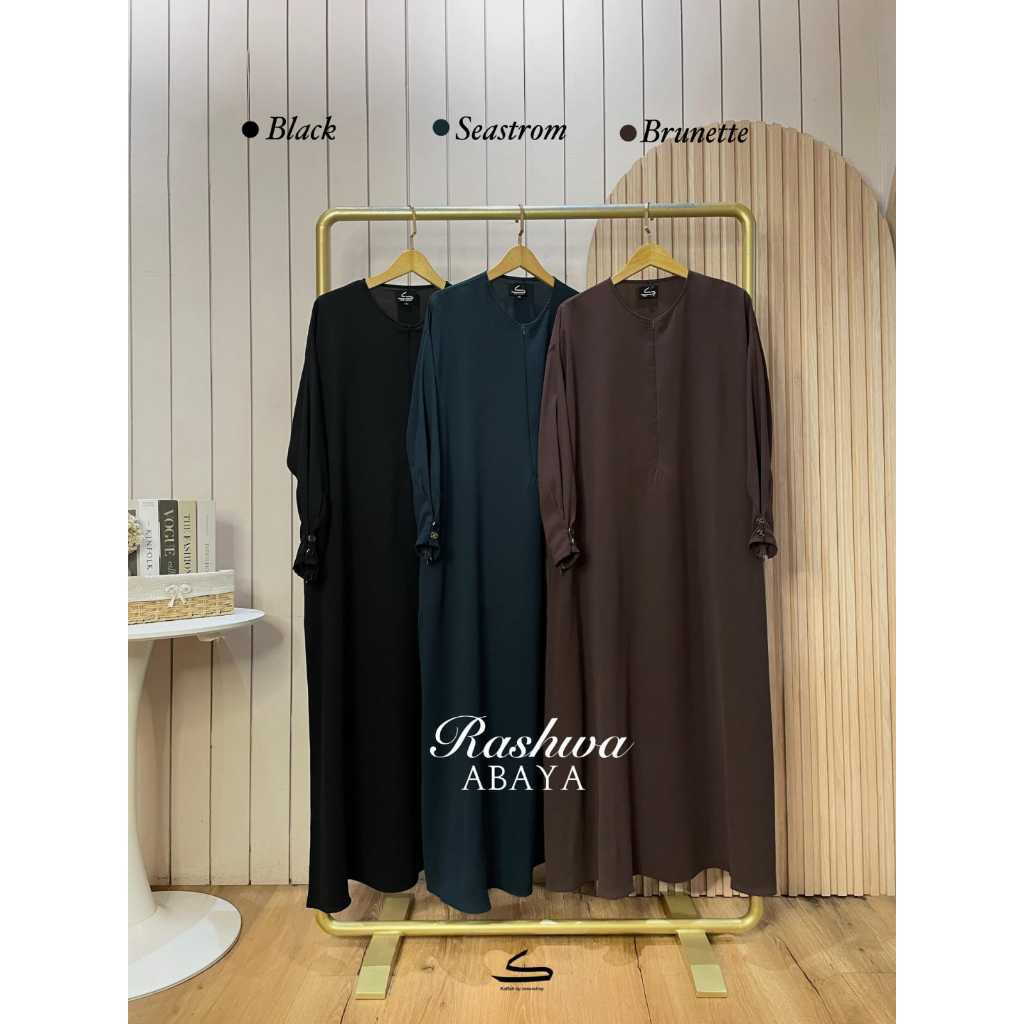 RASHWA ABAYA ONLY KAFFAH BY ZEEAUDREY