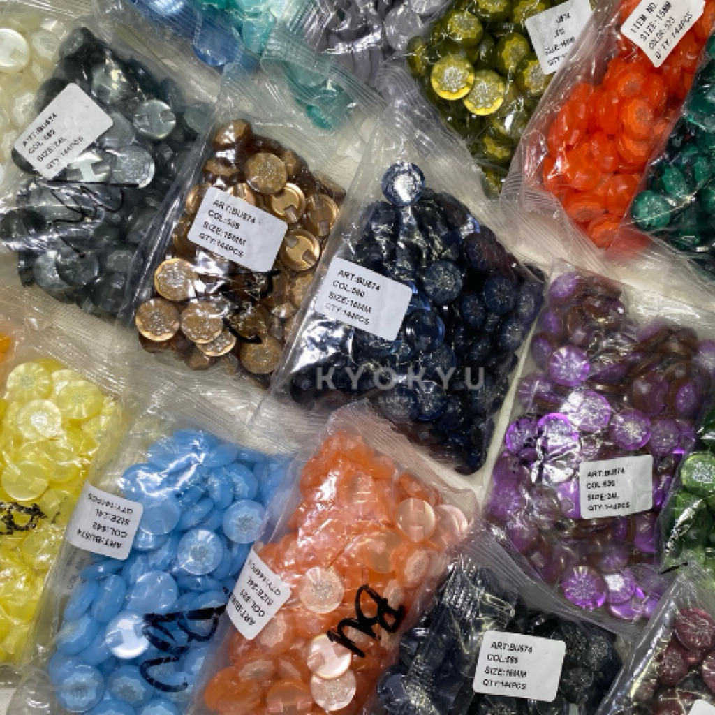 Naysila Naymila Kancing Hias Bu Baju Wanita 18Mm (144Pcs)