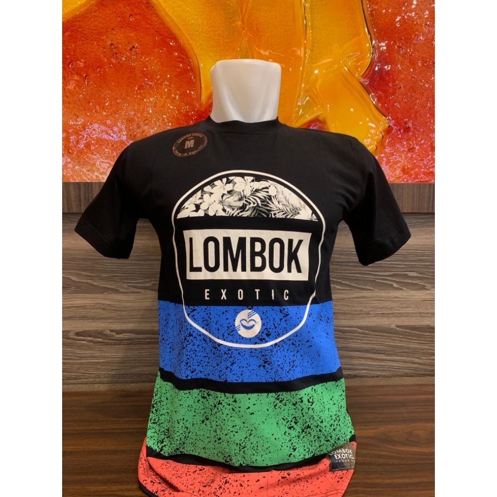 Kaos Lombok Exotic - Hitam