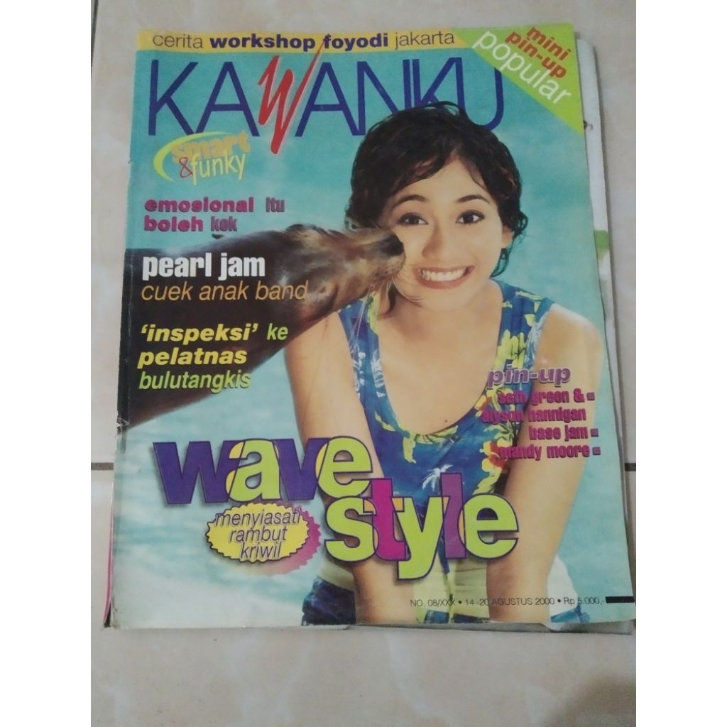 Majalah KAWANKU tahun 2000 cover Dhita