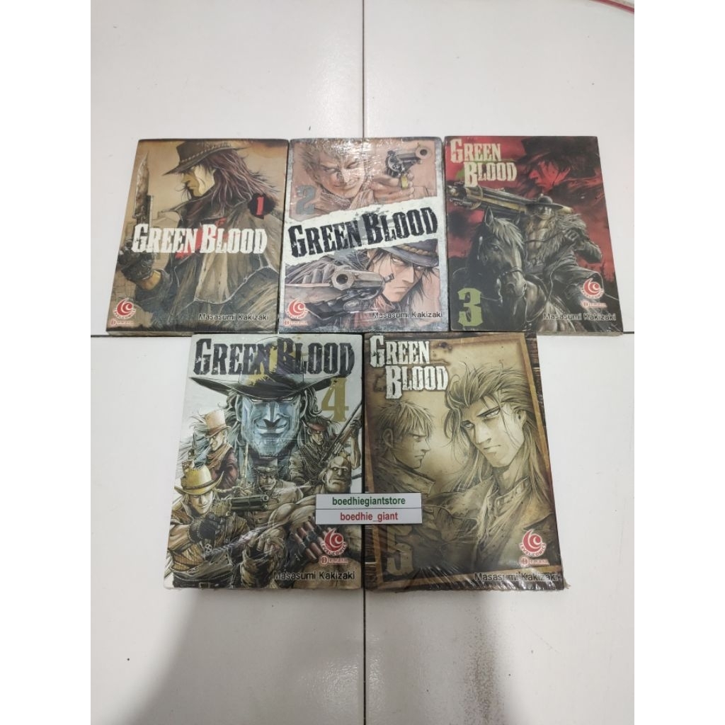 Komik Green Blood 1-5 tamat, Full Segel, TS