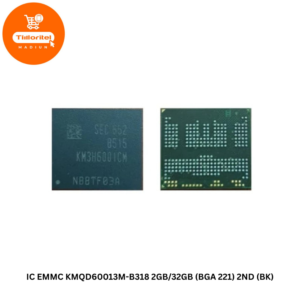 IC EMMC KMQD60013M-B318 2GB/32GB (BGA 221) 2ND (BK)