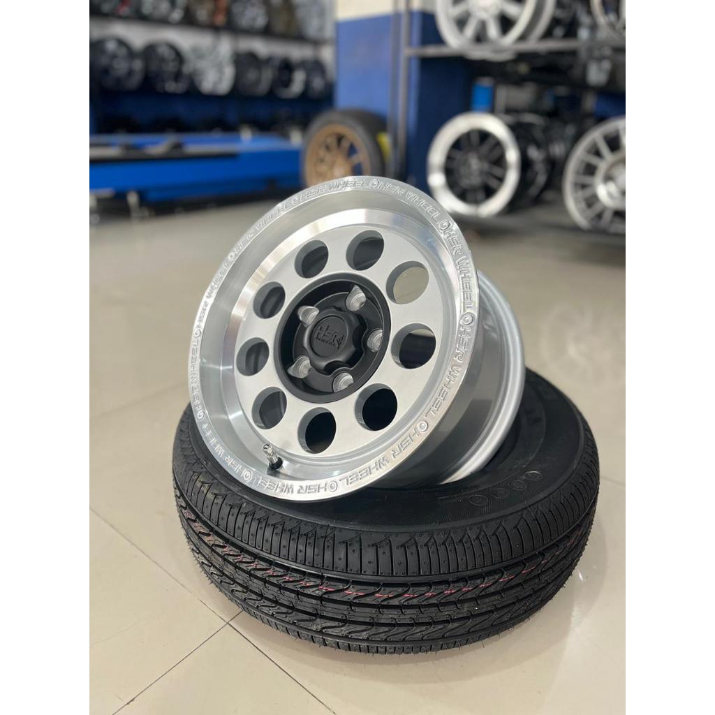 VELG MOBIL LUXIO APV NEW CARRY RING 14 LUBANG 5 DUFFY 1538 HSR R14X7 H5X114,3 ET20 GSML