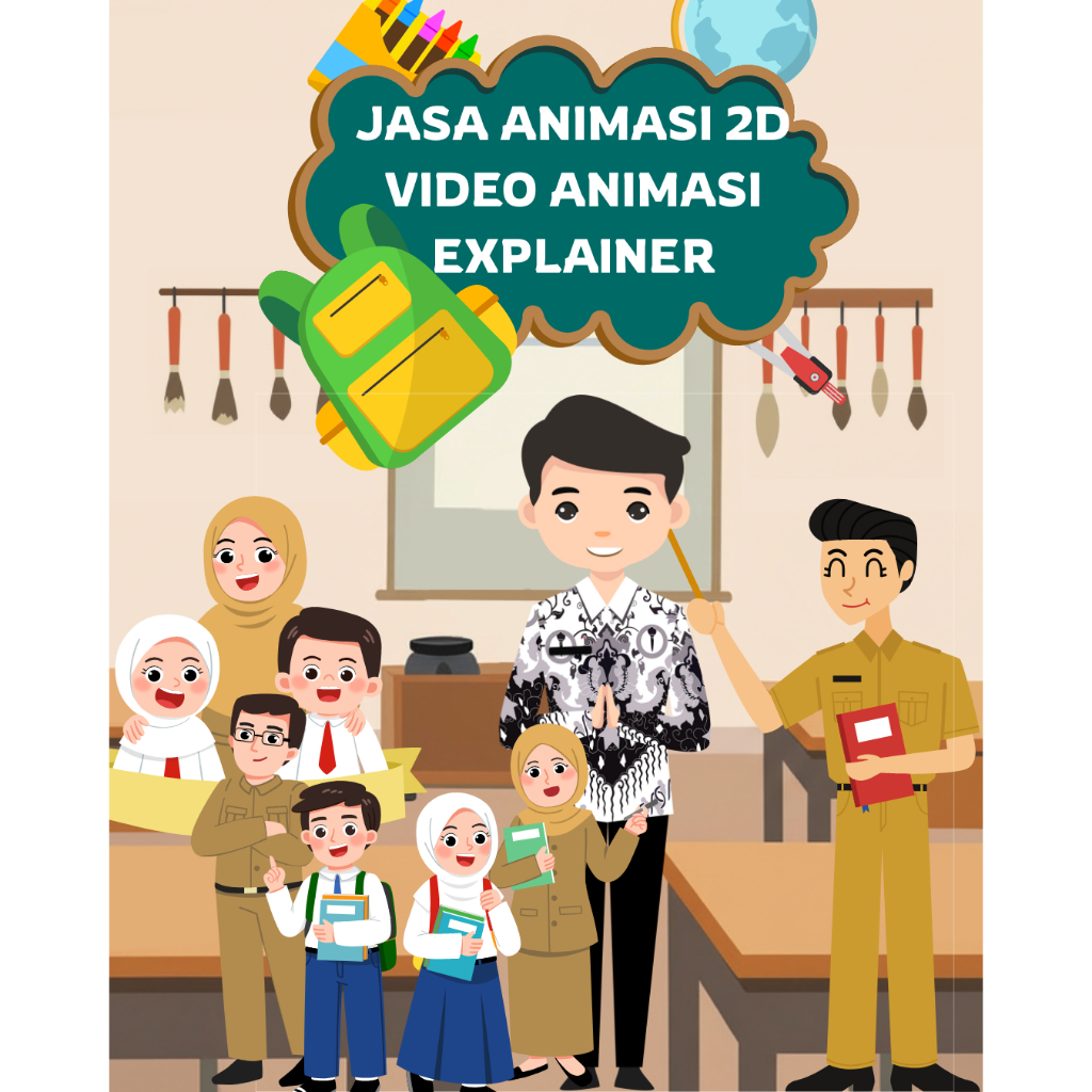 Video Animasi 2d Animasi Explainer Animasi edukasi gerak Simpel