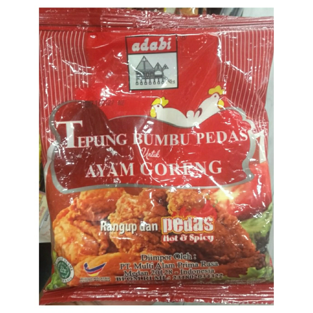 Adabi Tepung Bumbu Pedas Ayam Goreng 250gr