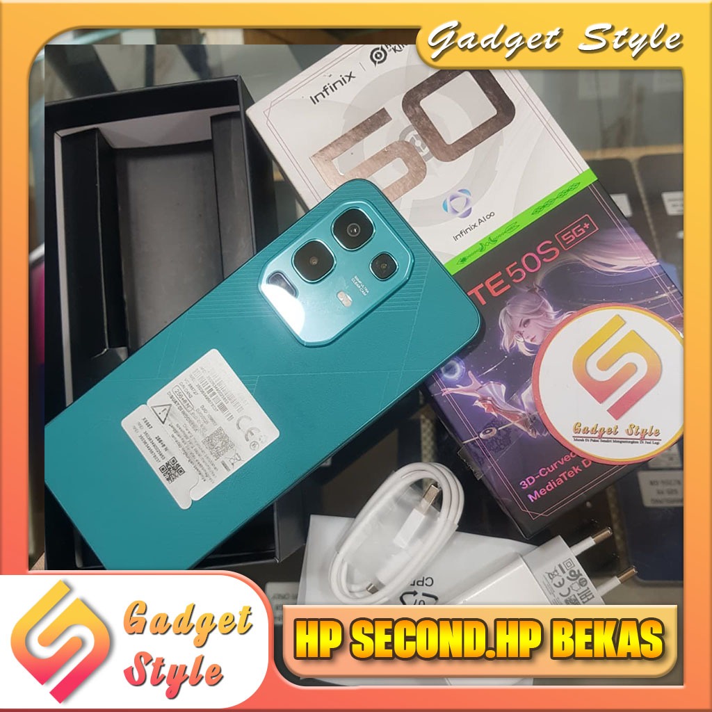 Infinix Note 50x 5G Ram 8 Rom 256GB Second  Original