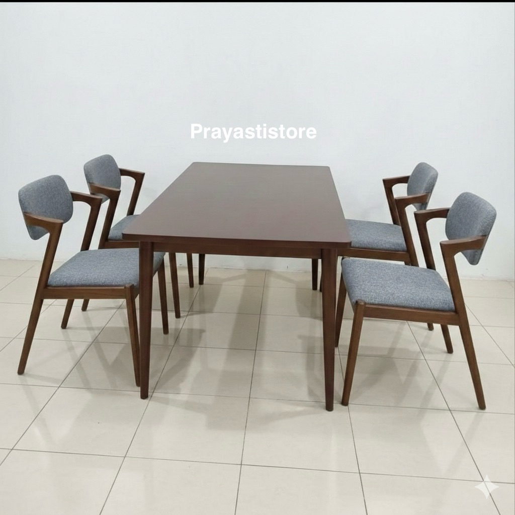 Set Kursi Makan Kayu Jati Meja Makan 4 Kursi Jati Meja Makan Cafe Kayu Jati